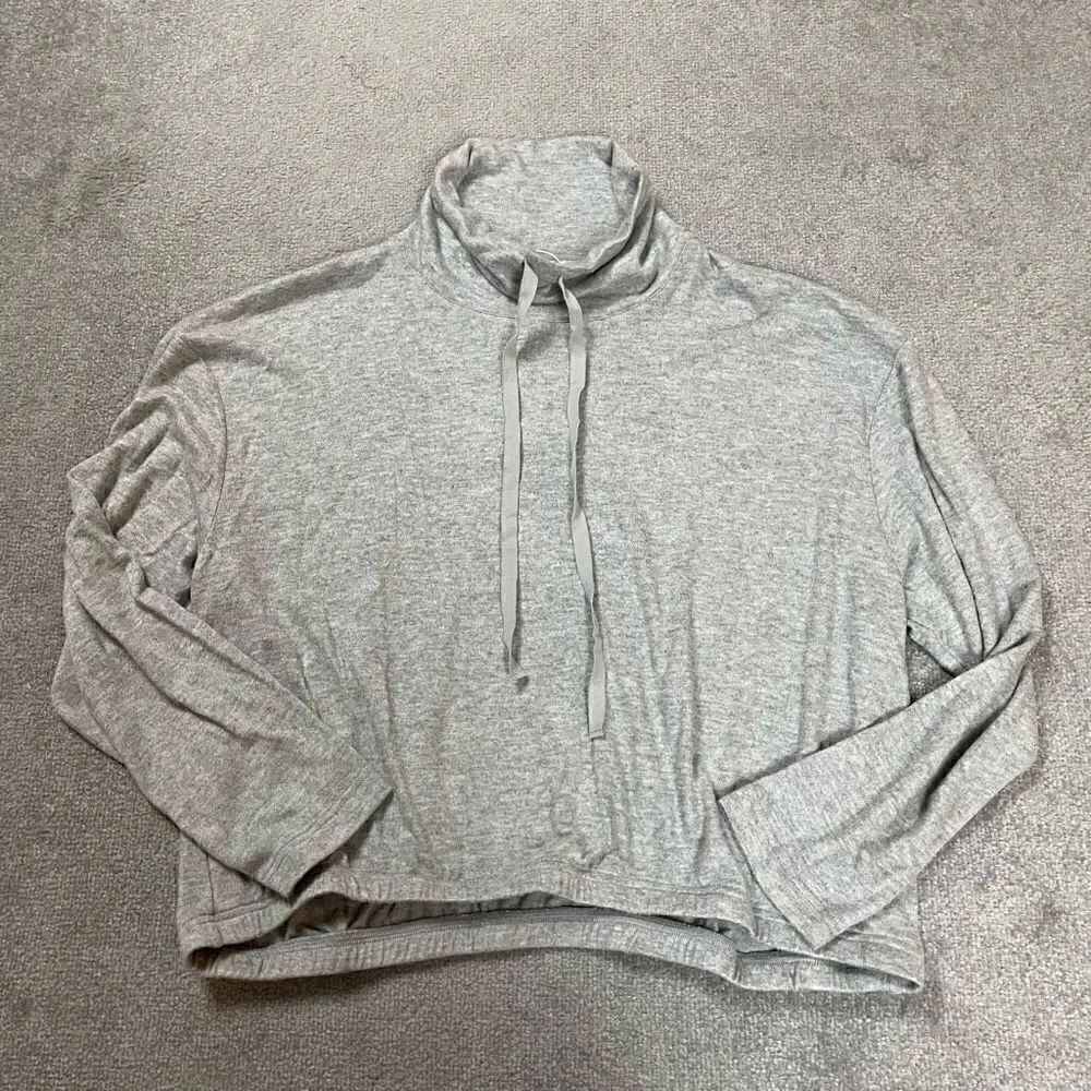 Brand New Calme Hachi Grey Mock Neck Pullover Sweater Women’s XL